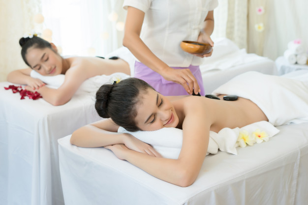 A gentle body massage